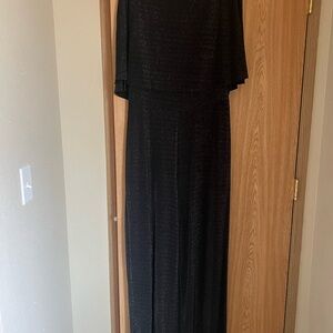 Black Shimmering Jumpsuit